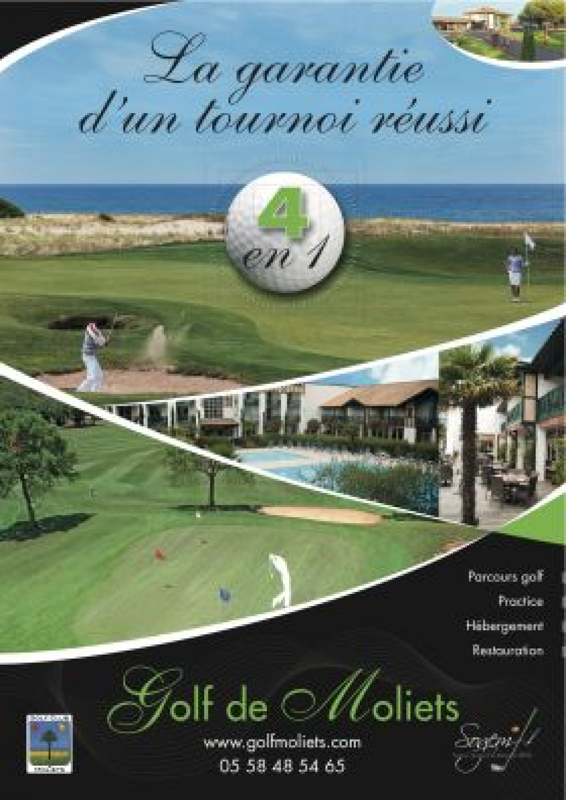 Organisez votre tournoi au Golf de Moliets